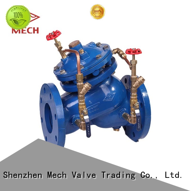 shut hydraulic pressure reducing valve shut piping system Mech Valve