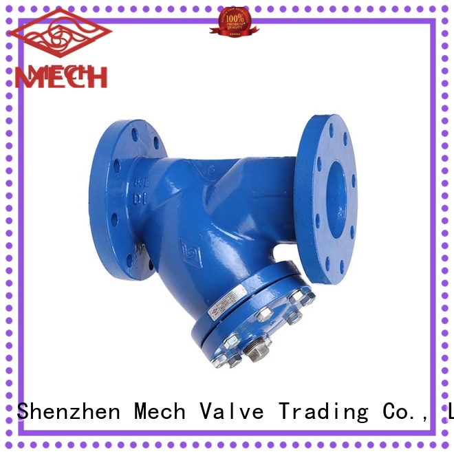 Mech Valve industrial y type strainer water filtering