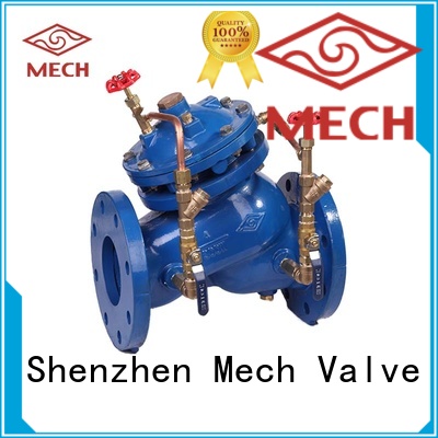 pressure reducing valve adjustable shut Mech Valve company