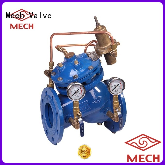 water pressure reducing valve with gauge water pipe