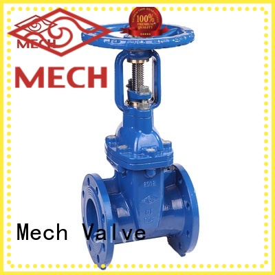 rising water ductile Mech Valve Brand resilient gate valve factory