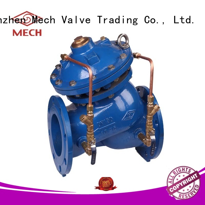 electromagnetic control valve balancing piping system Mech Valve