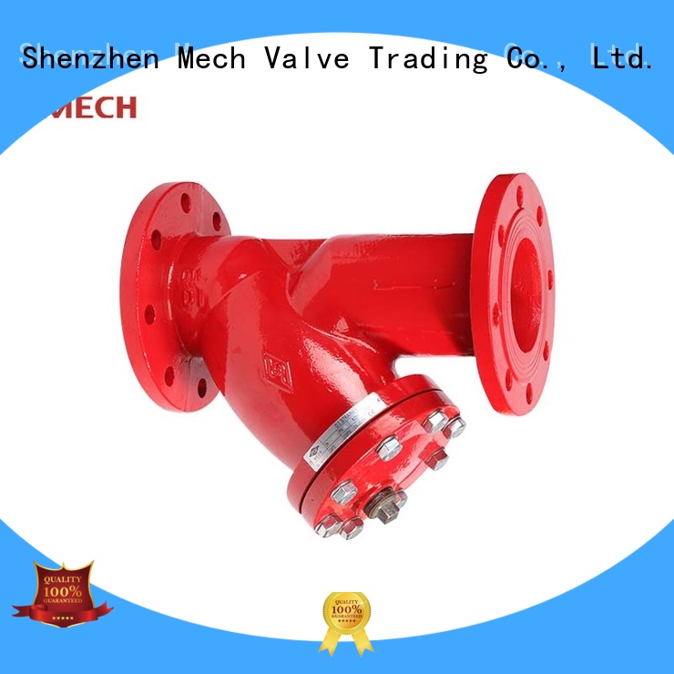 Mech Valve grooved y strainers for water low cost water filtering system