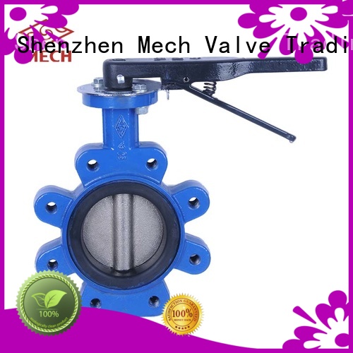 Mech Valve wafer butterfly wafer style butterfly valve lug water supply