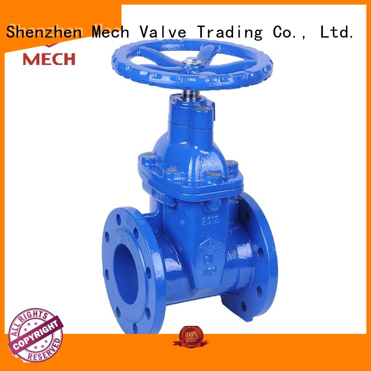 Mech Valve flanged gate valve iron for drainage