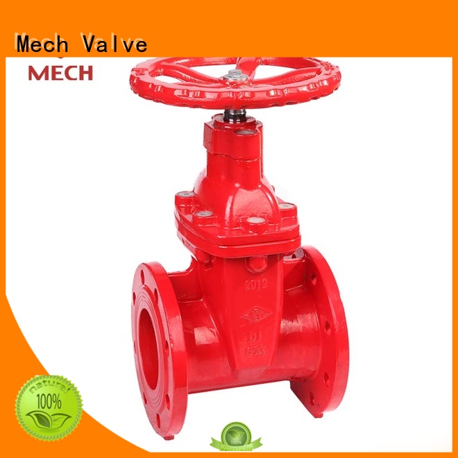 Mech Valve durable wedge gate valve flow control for potable