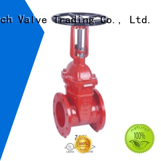 resilient flanged gate valve iron water transportation