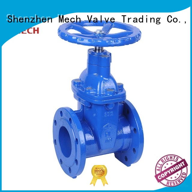 grooved double flanged gate valve flow control ﬁre protection