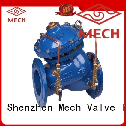 Mech Valve electromagnetic pressure relief valve piping system