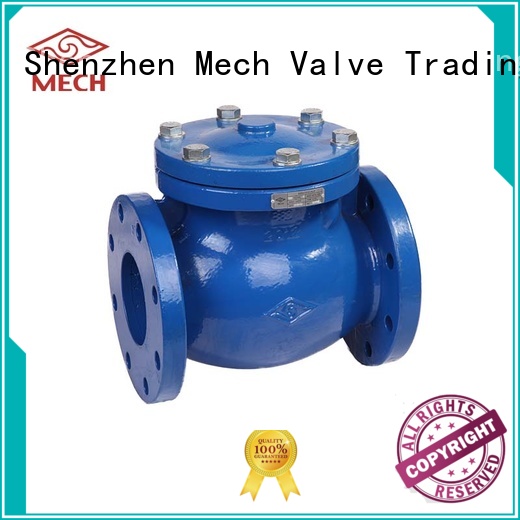 swing check valve wafer water transportation Mech Valve