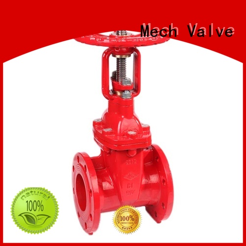 resilient seated gate valve iron Mech Valve