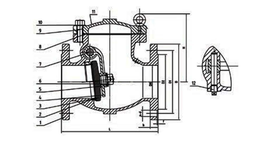 Mech Valve wafer check valve for drainage-2