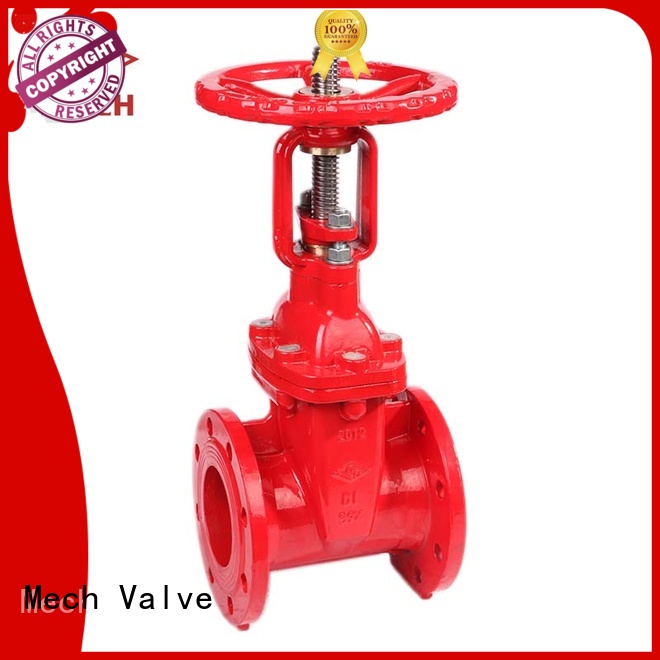 Mech Valve durable ductile iron gate valve iron ﬁre protection