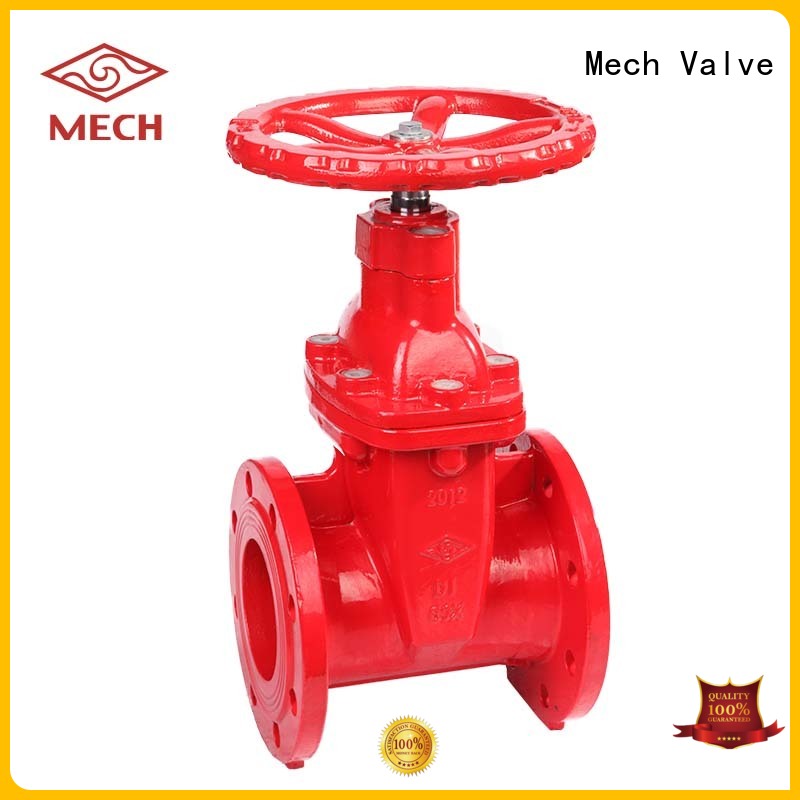 Mech Valve high quality ductile iron gate valve Supply ﬁre protection