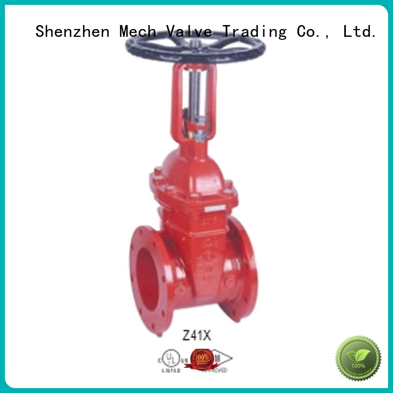 Mech Valve ductile water gate valve stem ﬁre protection